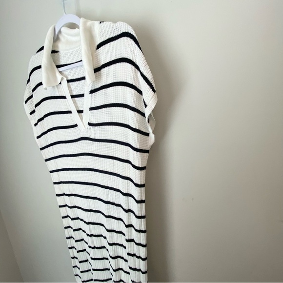 Striped Sleeveless Knit Dress - Picture 4 of 5